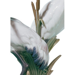 Rzeźba zalotów żurawi Rzeźba zalotów żurawi