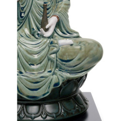 Figurka Kwan Yin. Zielony Figurka Kwan Yin. Zielony
