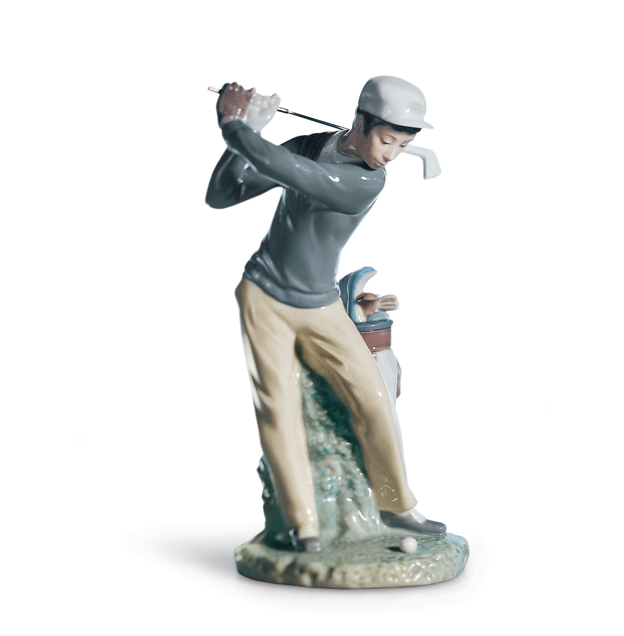 Figurka golfisty człowieka Figurka golfisty człowieka