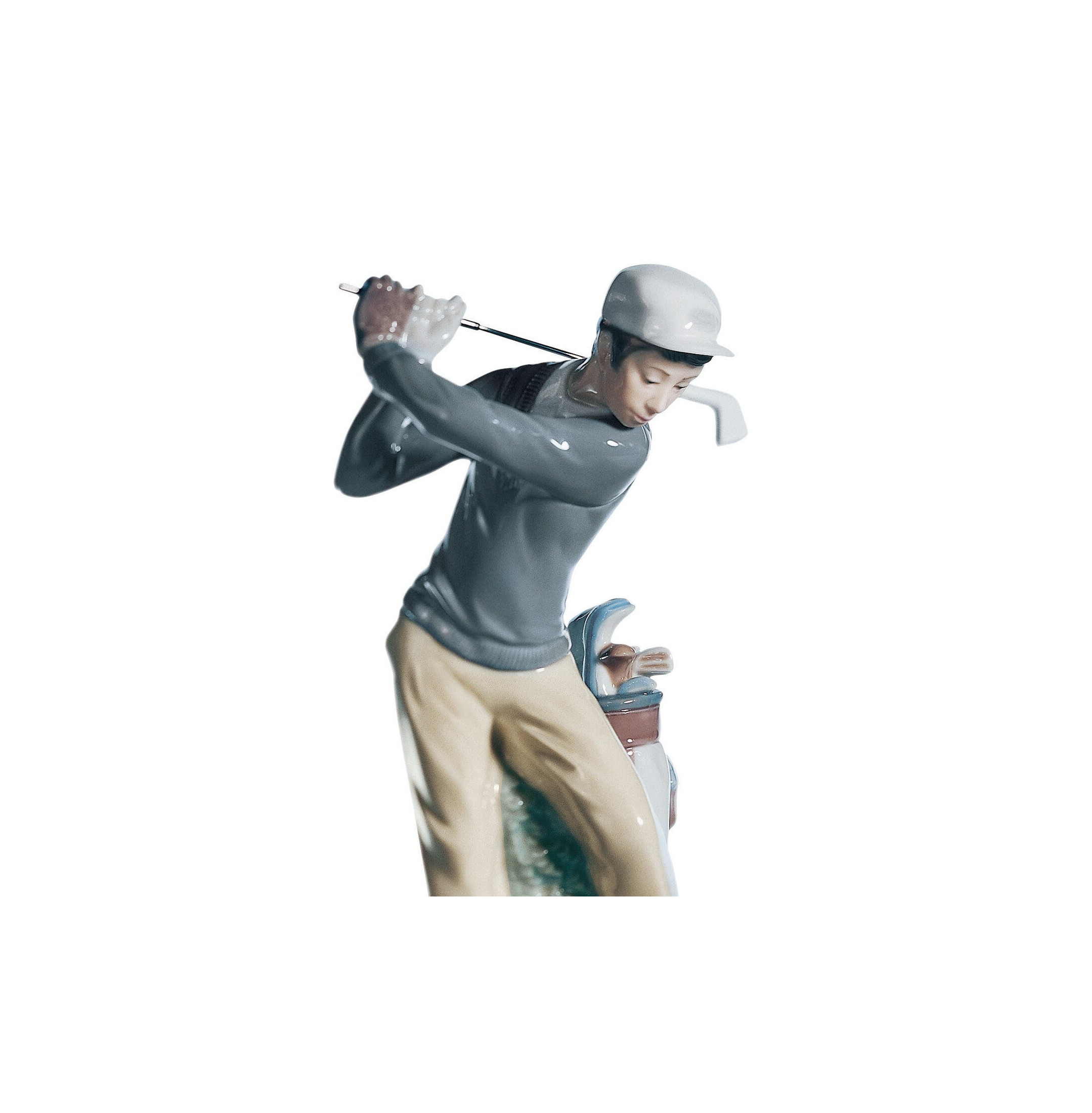 Figurka golfisty człowieka Figurka golfisty człowieka