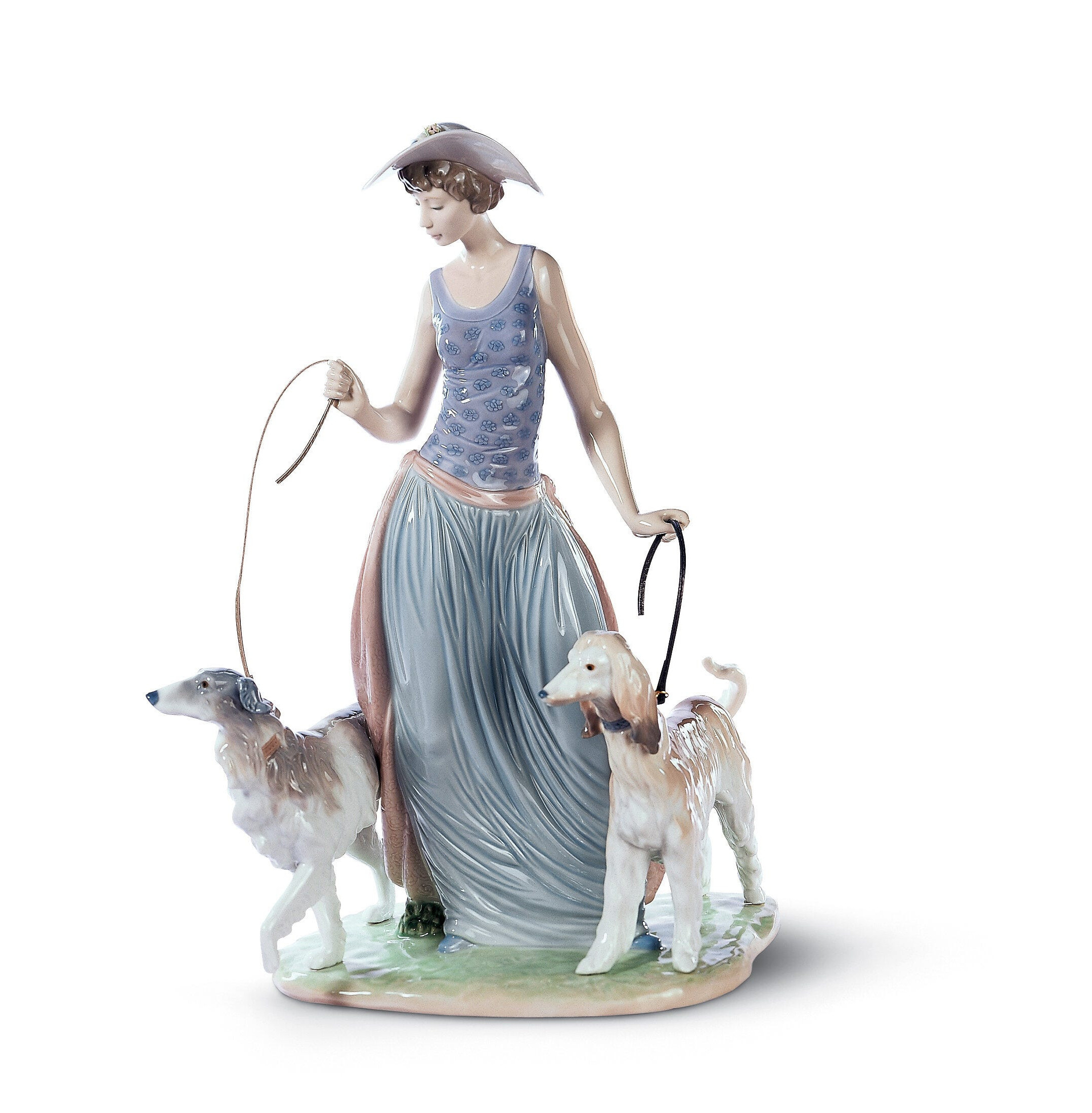 Elegancka figurka kobiety promenada Elegancka figurka kobiety promenada