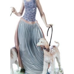 Elegancka figurka kobiety promenada Elegancka figurka kobiety promenada