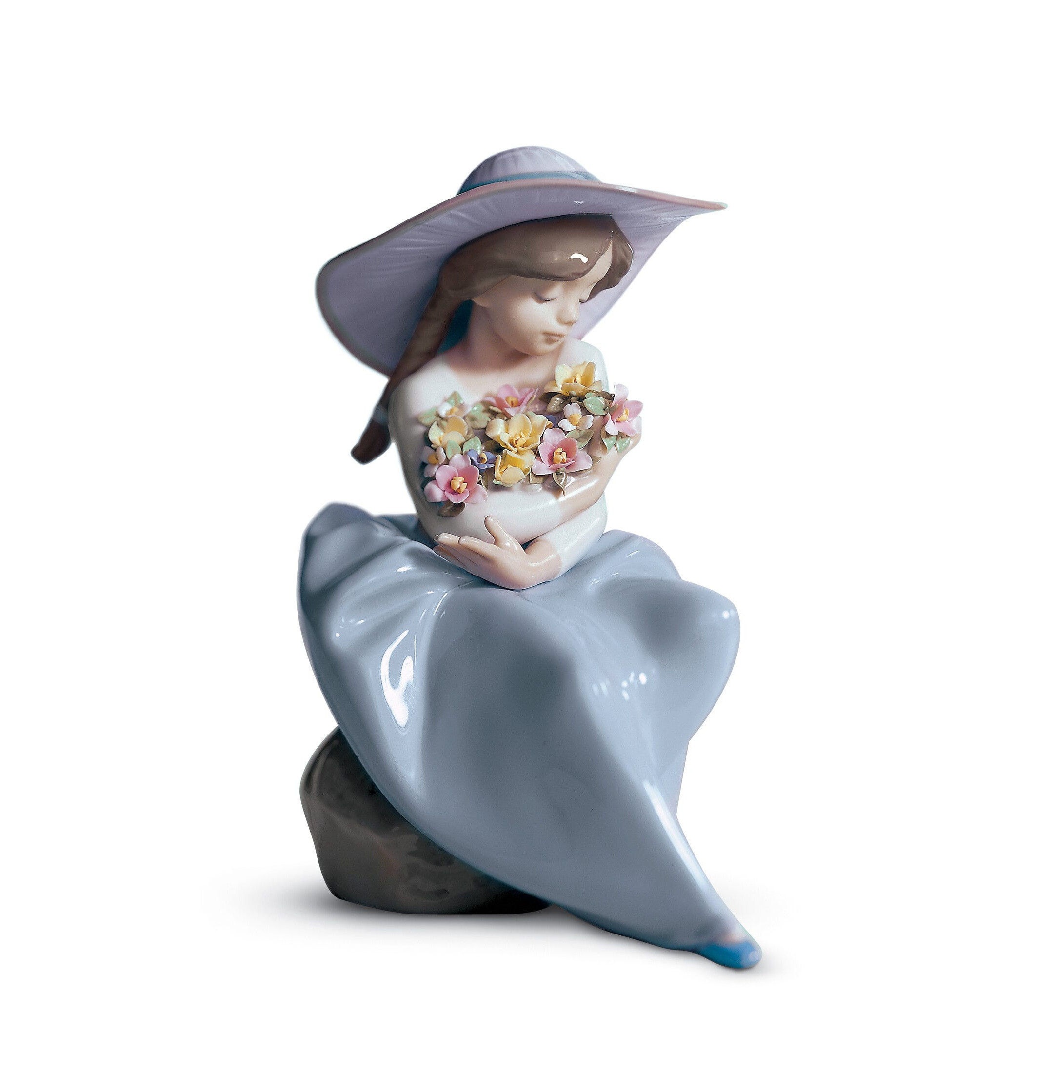 Pachnąca figurka dziewczyny z bukietem Pachnąca figurka dziewczyny z bukietem