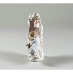 Niebiański senny chłopiec figurka Niebiański senny chłopiec figurka
