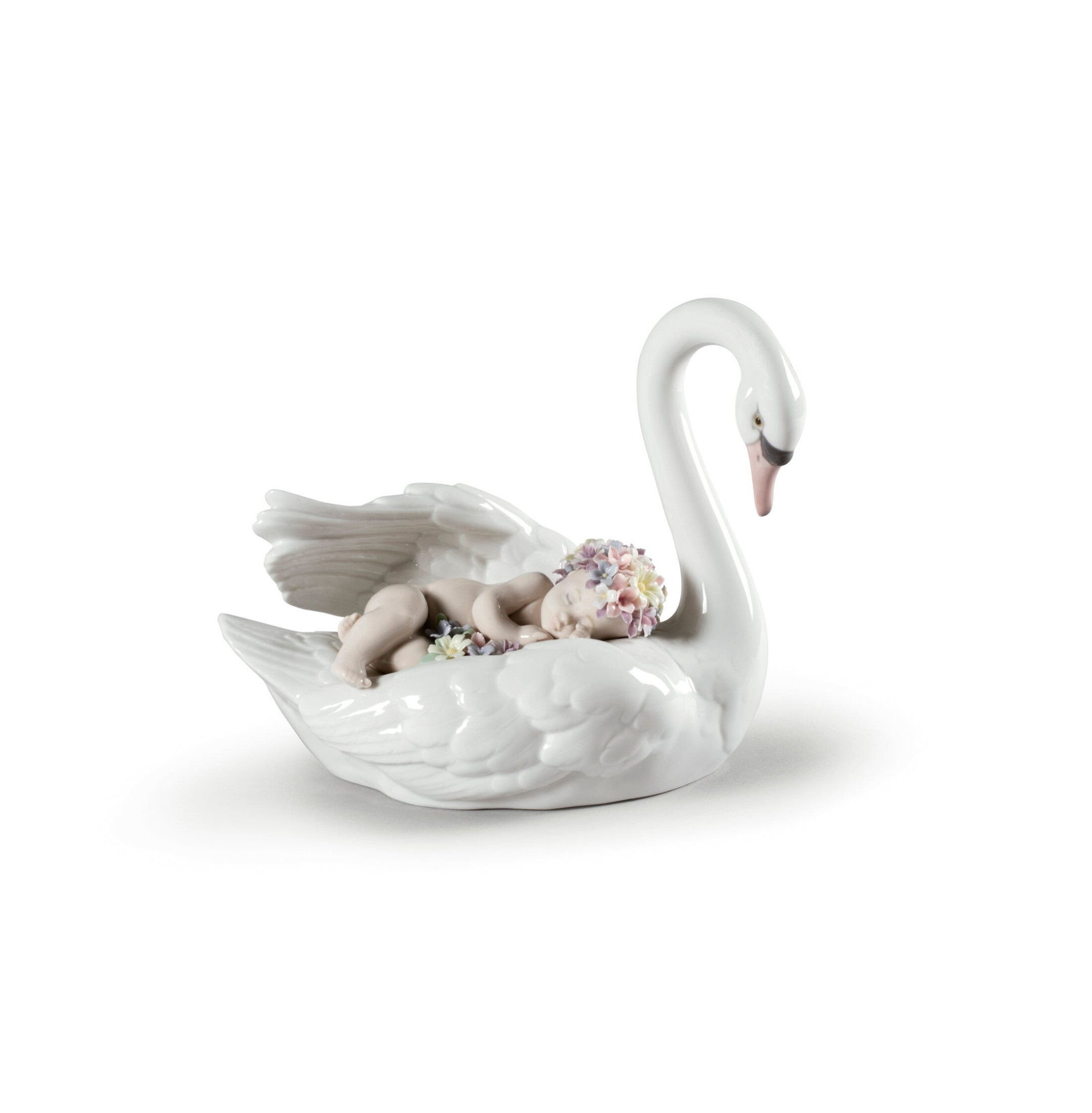 Dryfując przez figurkę łabędzia w Krainie Snów Dryfując przez figurkę łabędzia w Krainie Snów