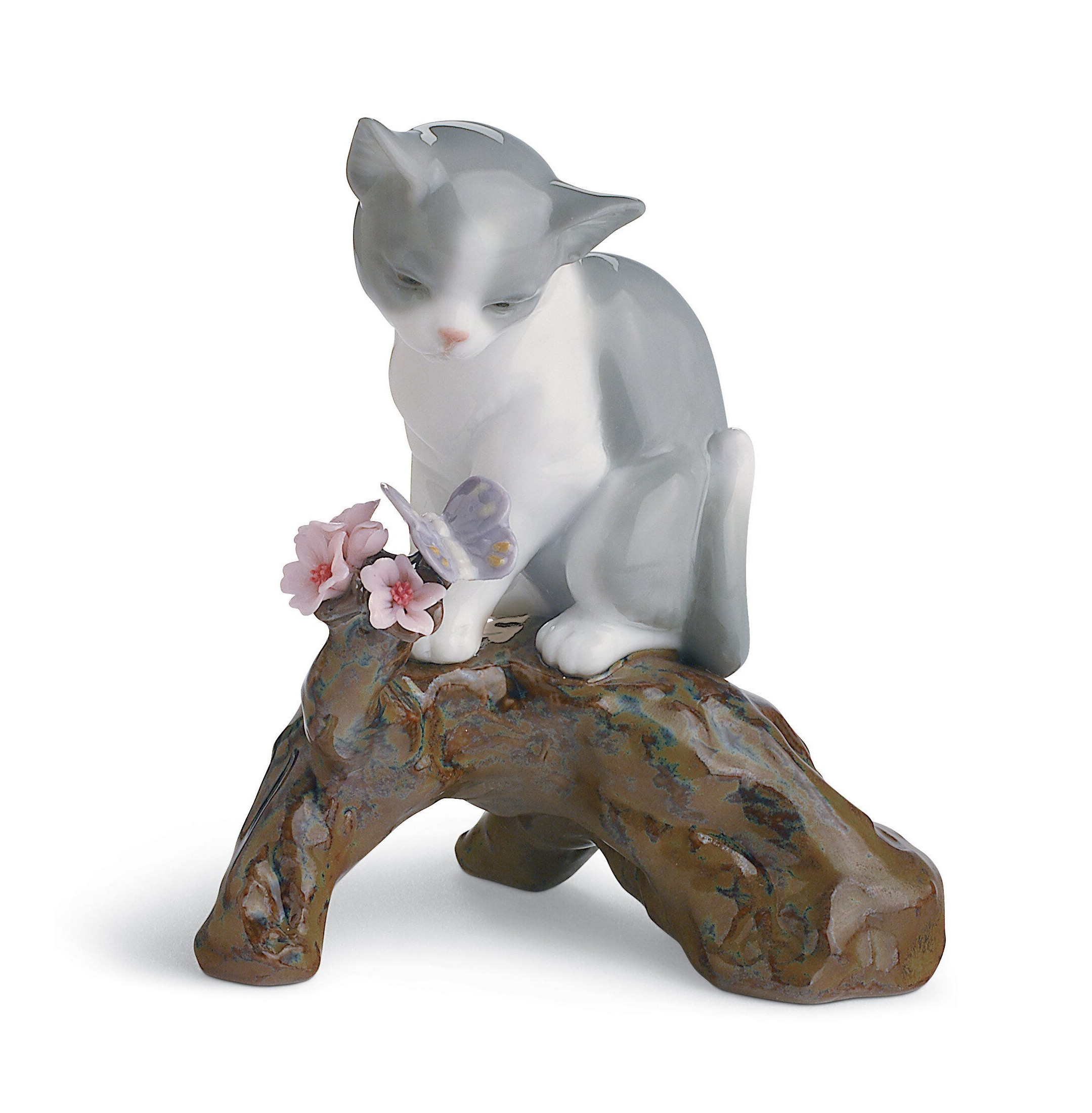 Kwiaty dla figurki kota kotka Kwiaty dla figurki kota kotka