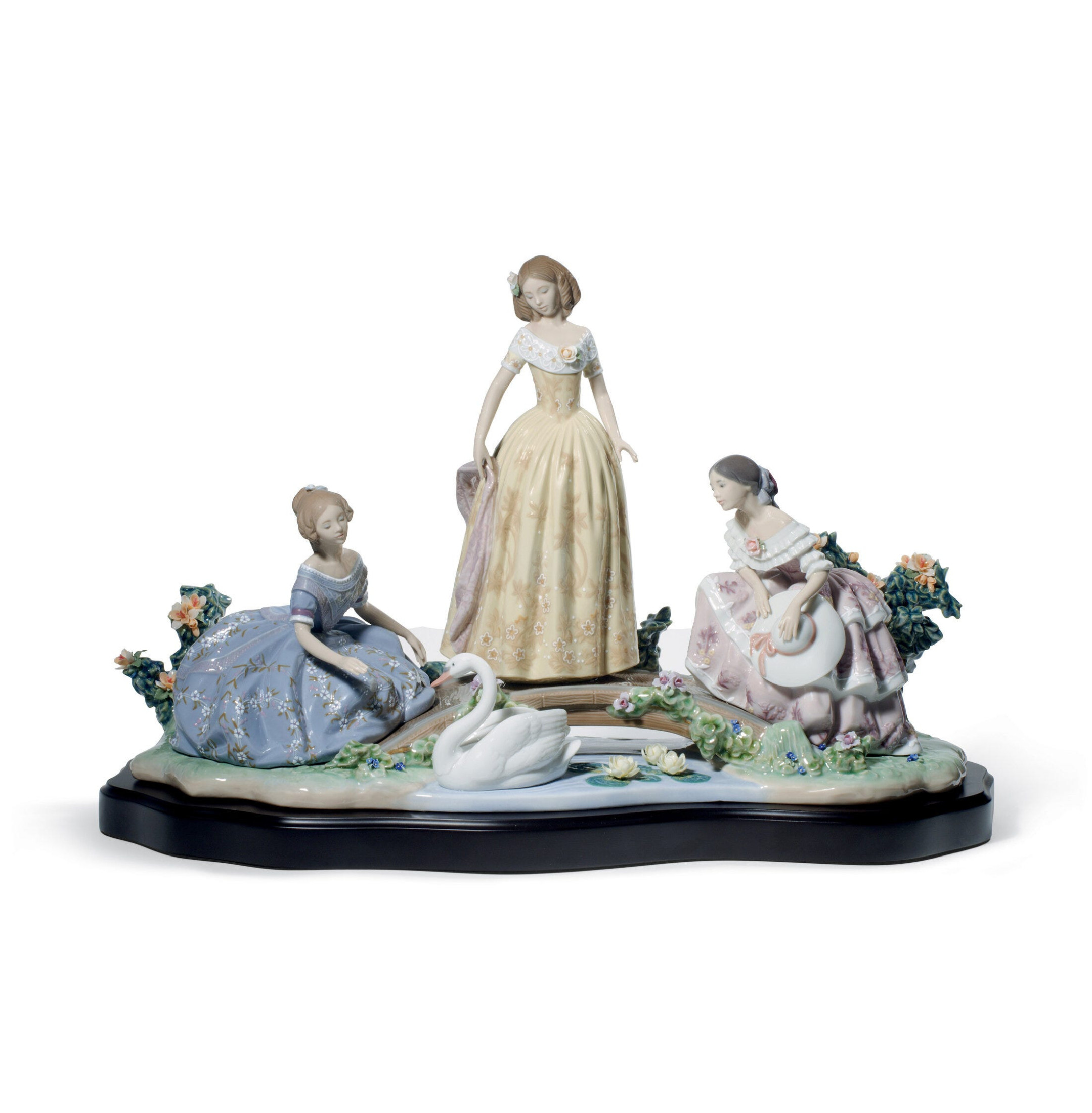 Śniąc na jawie nad rzeźbą kobiet nad stawem. Limitowana Śniąc na jawie nad rzeźbą kobiet nad stawem. Limitowana