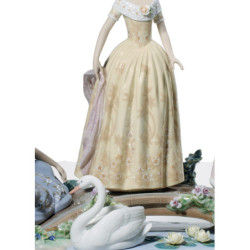 Śniąc na jawie nad rzeźbą kobiet nad stawem. Limitowana Śniąc na jawie nad rzeźbą kobiet nad stawem. Limitowana