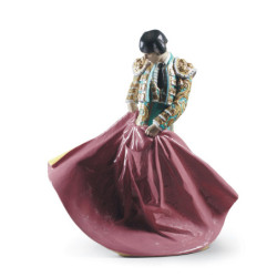 Rzeźba człowieka Matadora. Zielony strój. Limitowana Rzeźba człowieka Matadora. Zielony strój. Limitowana