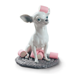 Chihuahua z figurką psa Marshmallow Chihuahua z figurką psa Marshmallow