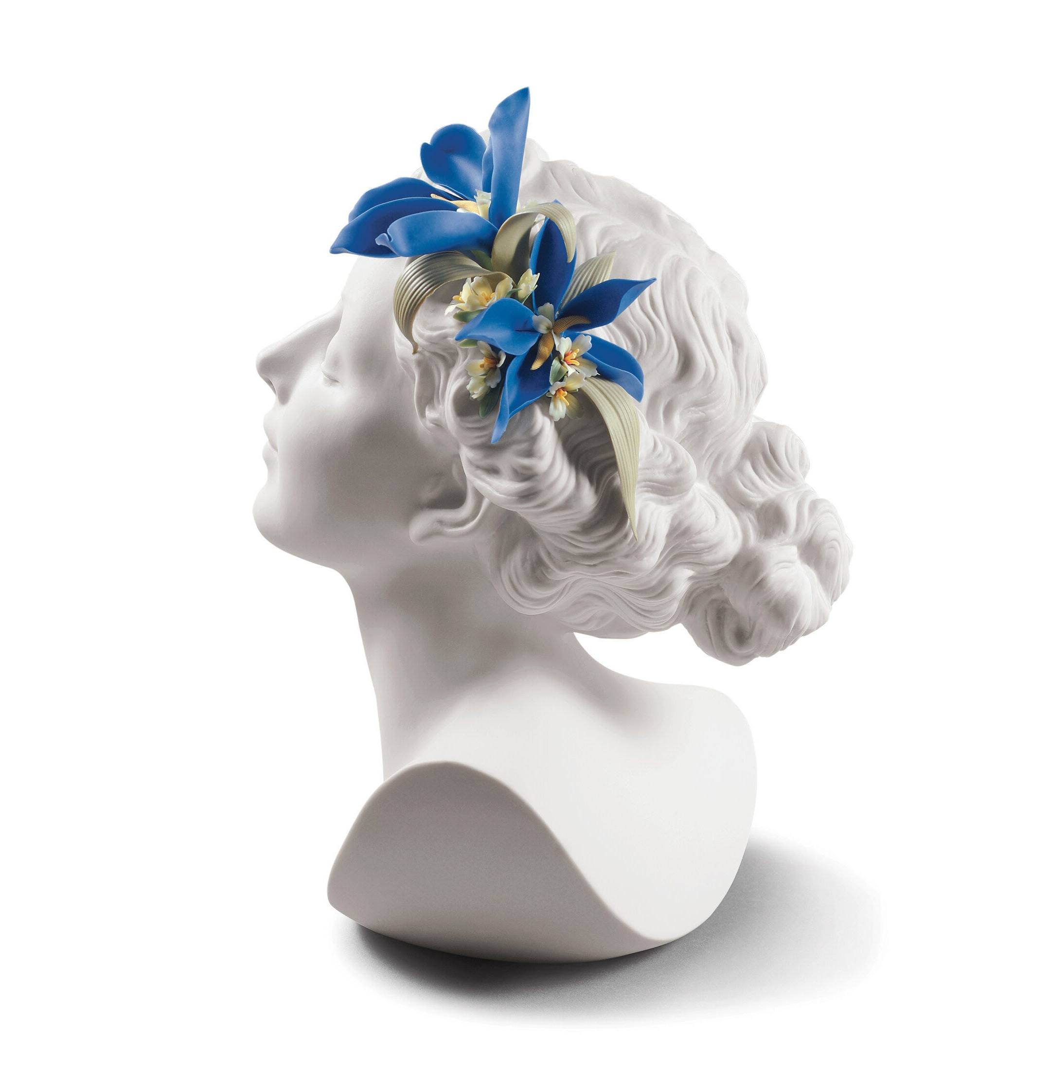 Stokrotka z kwiatami kobieta biust Stokrotka z kwiatami kobieta biust