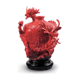 Wazon ze smokiem i feniksem Wazon ze smokiem i feniksem