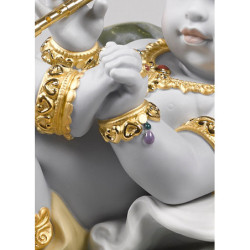 Kryszna na figurce liścia Kryszna na figurce liścia