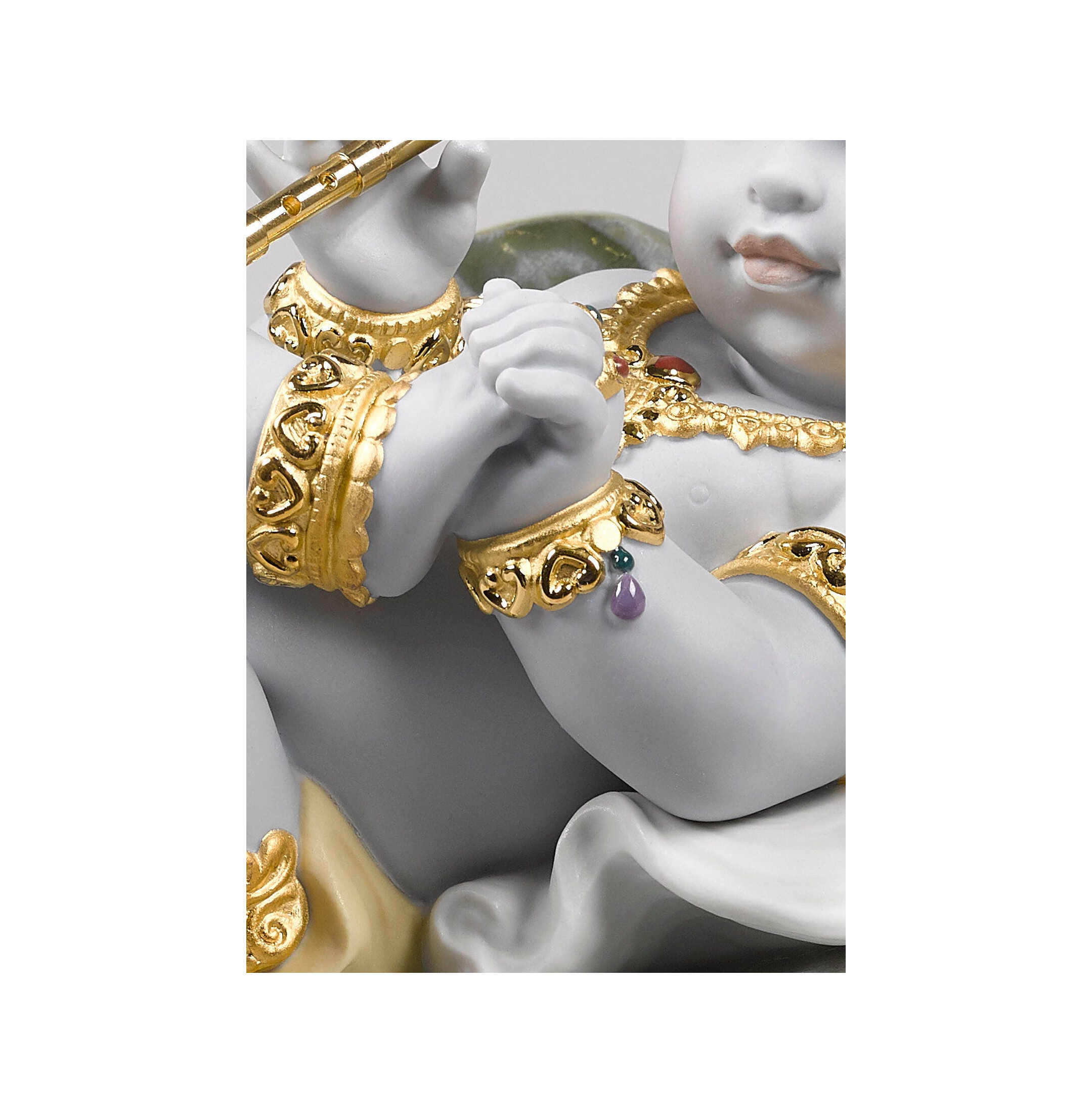 Kryszna na figurce liścia Kryszna na figurce liścia