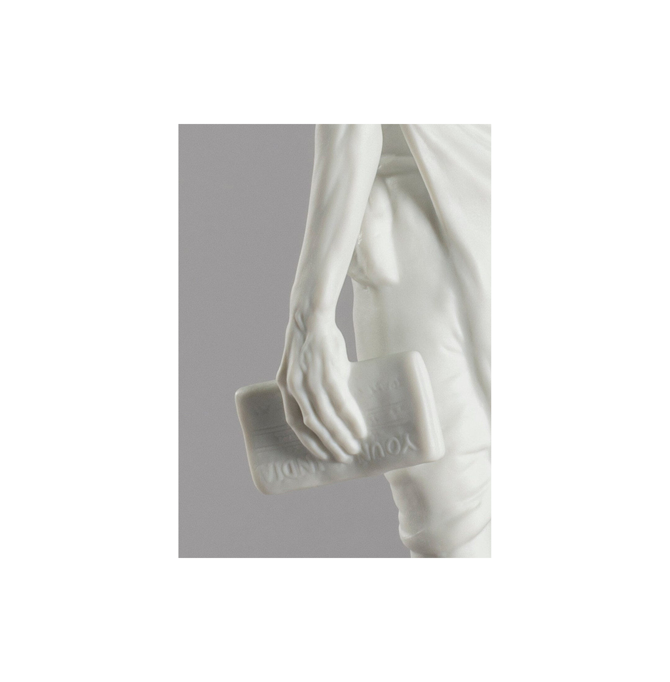 Figurka Mahatmy Gandhiego. Biały Figurka Mahatmy Gandhiego. Biały