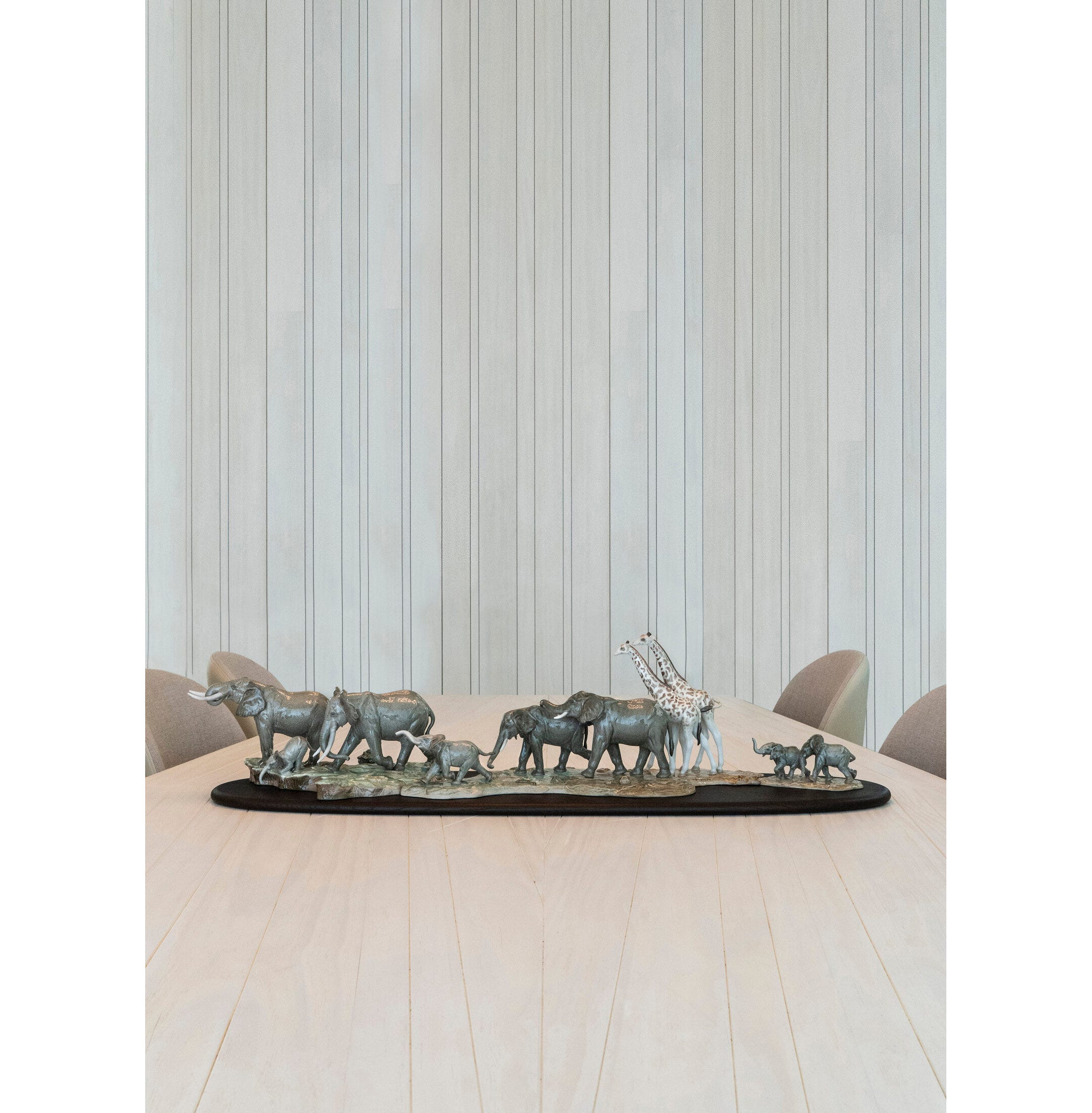 Afrykańska sawanna Dzikie zwierzęta Rzeźba Afrykańska sawanna Dzikie zwierzęta Rzeźba