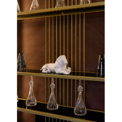 Figurka lwa z cubem Figurka lwa z cubem