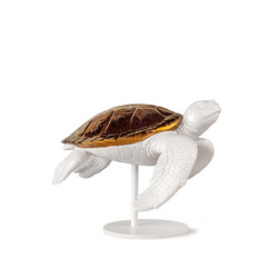 Żółw morski II (biały - miedziany) Rzeźba Żółw morski II (biały - miedziany) Rzeźba