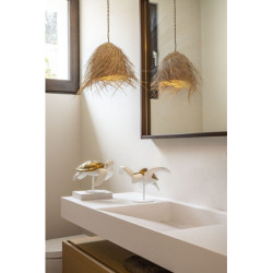 Para żółwi morskich (biały - miedziany) Rzeźba Para żółwi morskich (biały - miedziany) Rzeźba