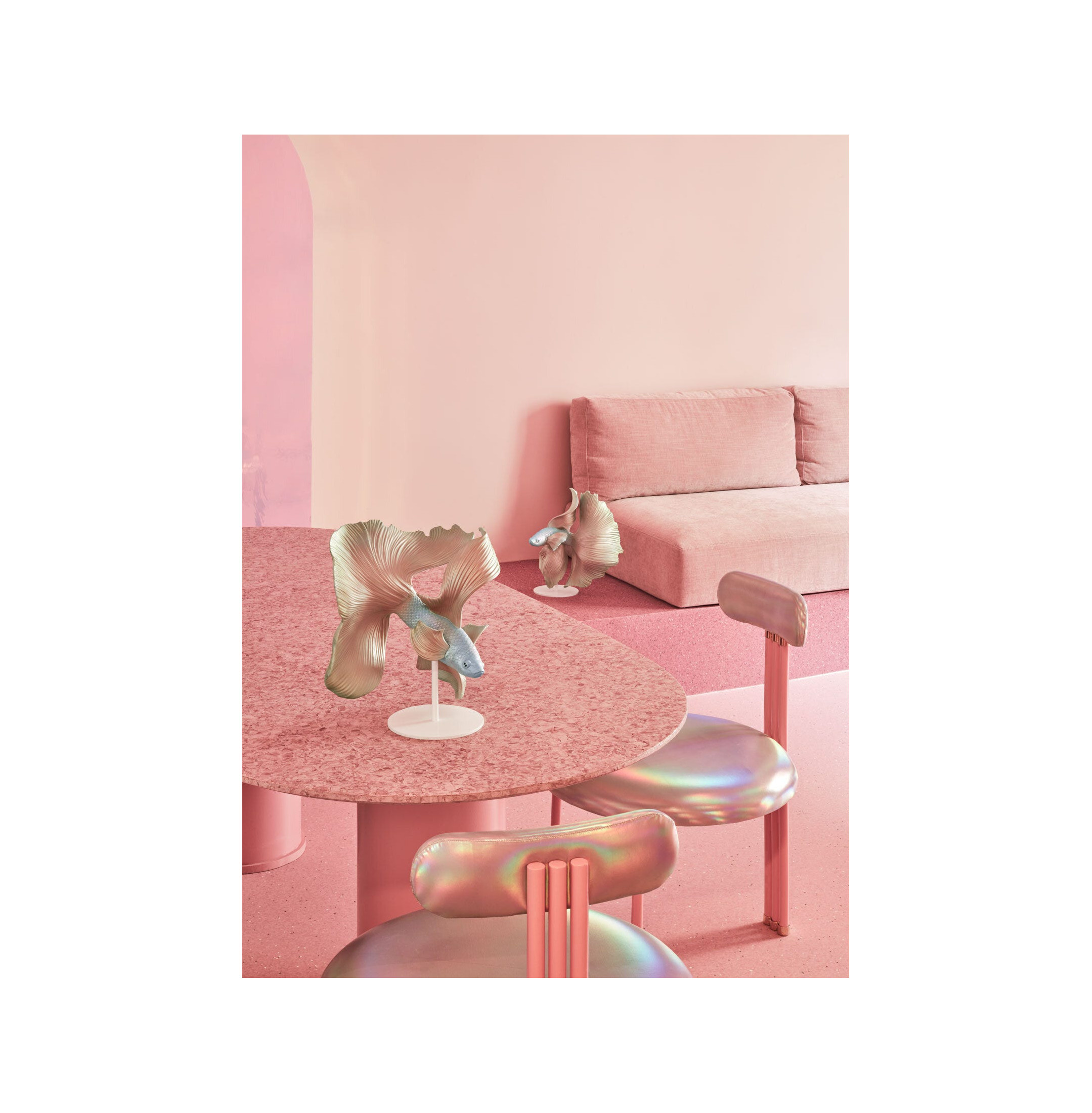 Rzeźba ryb Betta. Prawy Rzeźba ryb Betta. Prawy