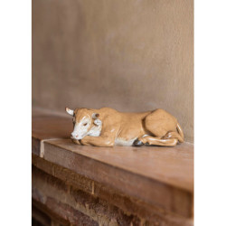 Figurka szopki wołowej. Gres Figurka szopki wołowej. Gres