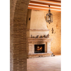 Figurka szopki wołowej. Gres Figurka szopki wołowej. Gres