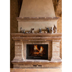 Figurka szopki pasterza. Gres Figurka szopki pasterza. Gres