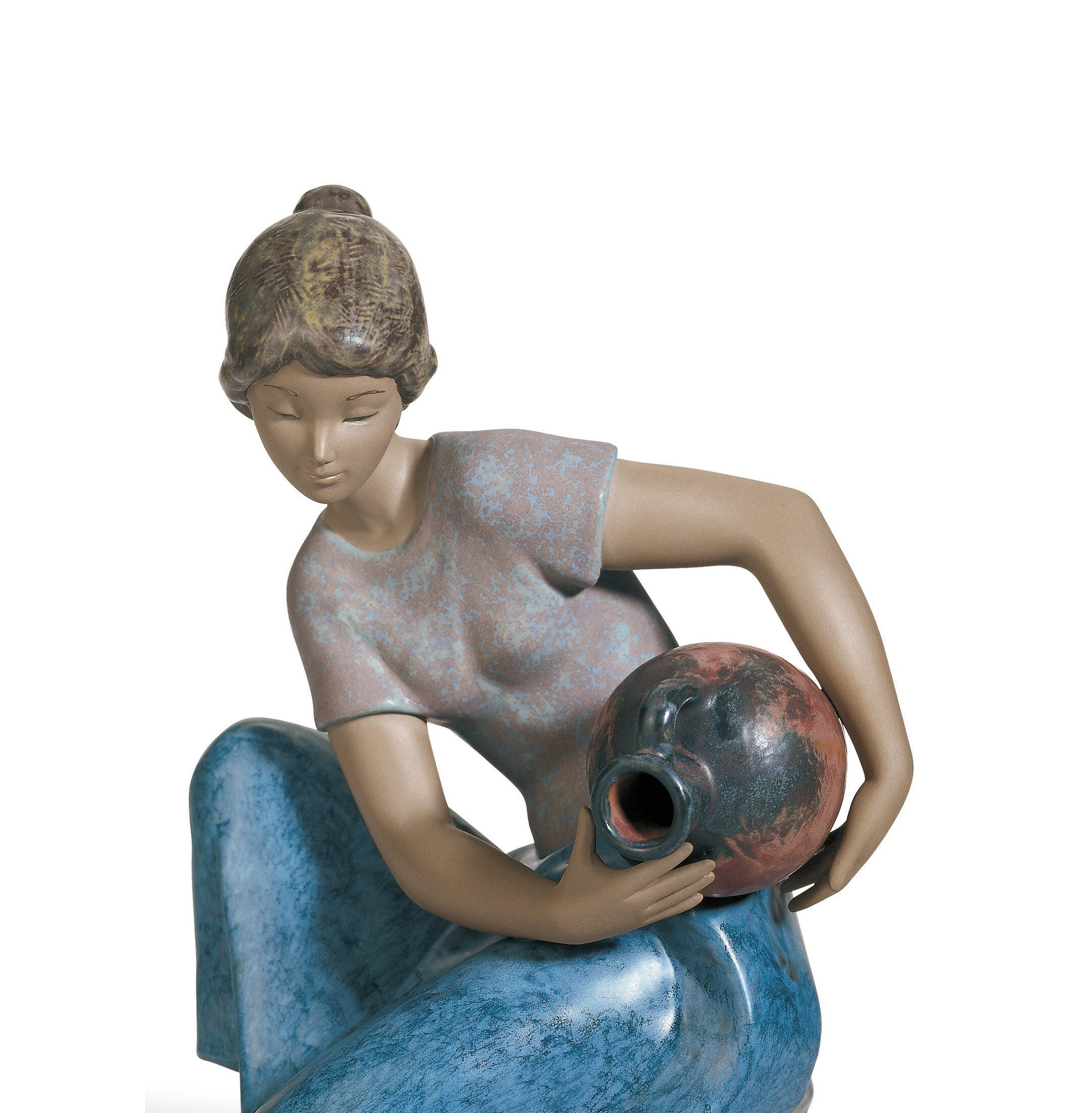 Młoda figurka kobiety wody Młoda figurka kobiety wody