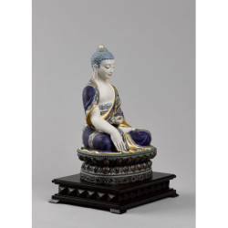 Rzeźba Buddy Siakjamuniego. Złoty połysk. Limitowana Rzeźba Buddy Siakjamuniego. Złoty połysk. Limitowana