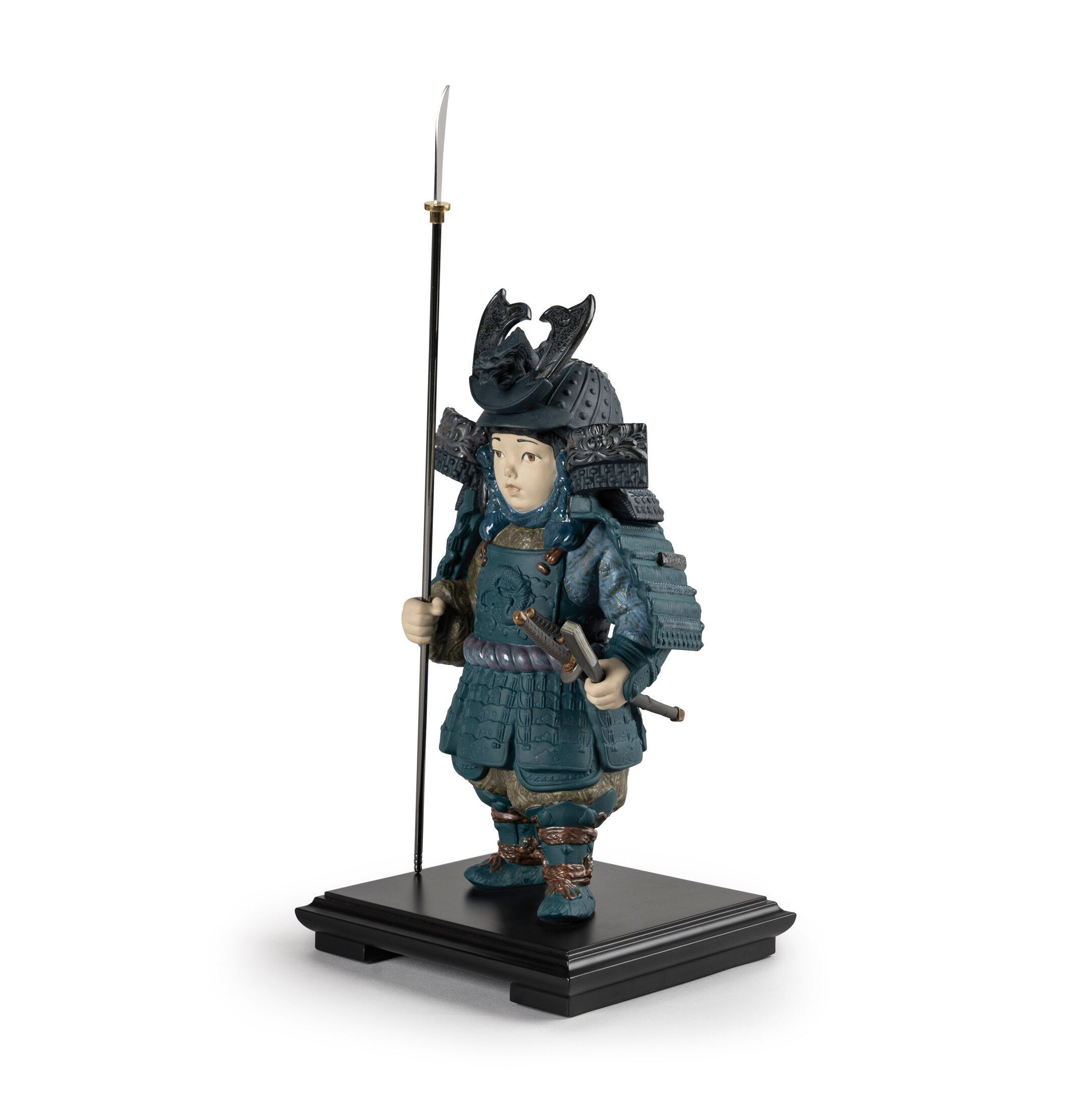 Figurka chłopca wojownika. Niebieski Figurka chłopca wojownika. Niebieski