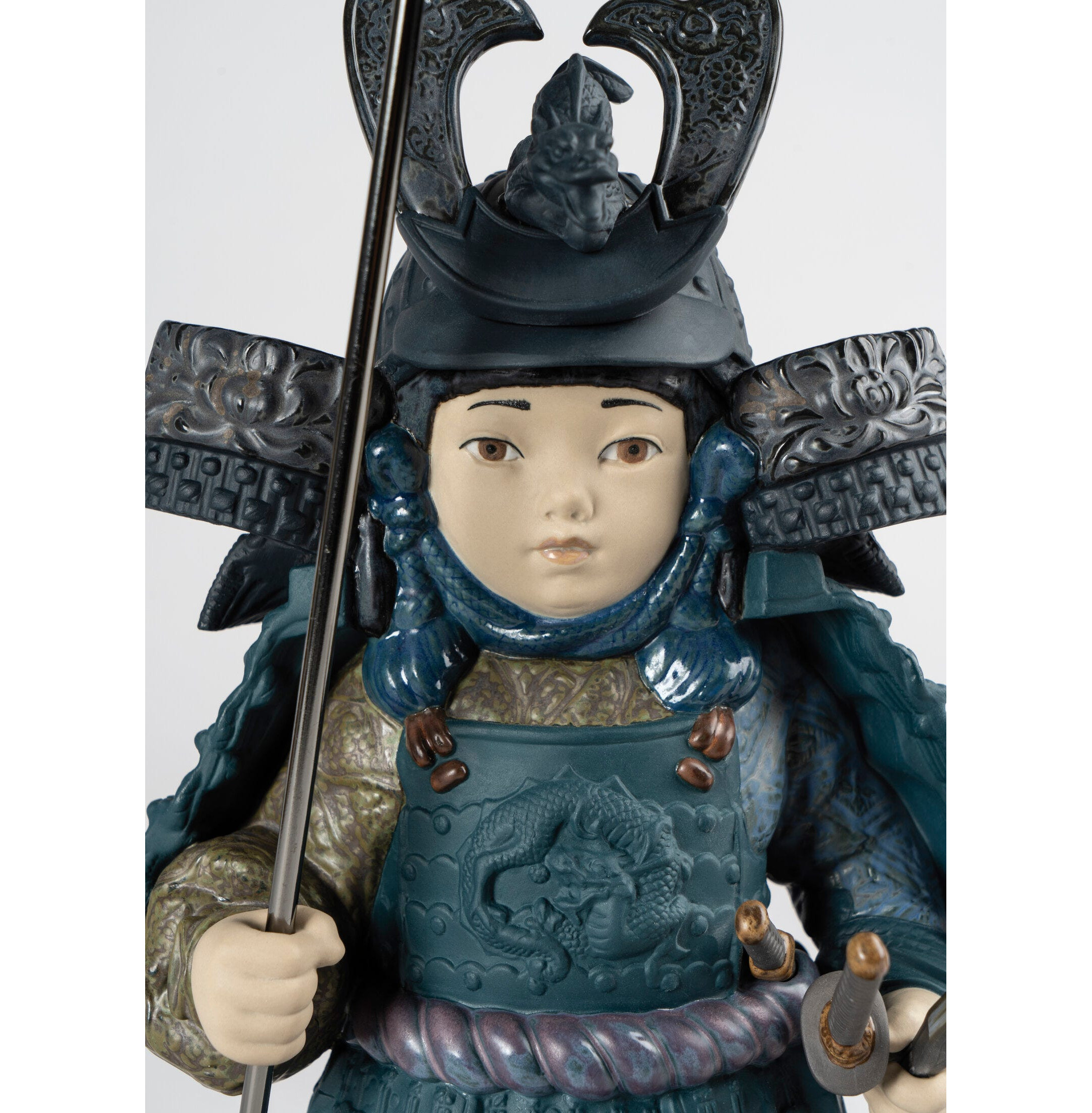 Figurka chłopca wojownika. Niebieski Figurka chłopca wojownika. Niebieski