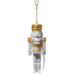 Dziadek do orzechów Ozdoba świąteczna. Złoty połysk Dziadek do orzechów Ozdoba świąteczna. Złoty połysk