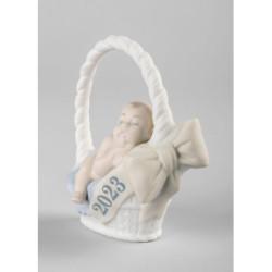 Urodzona w 2023 roku figurka chłopca Urodzona w 2023 roku figurka chłopca