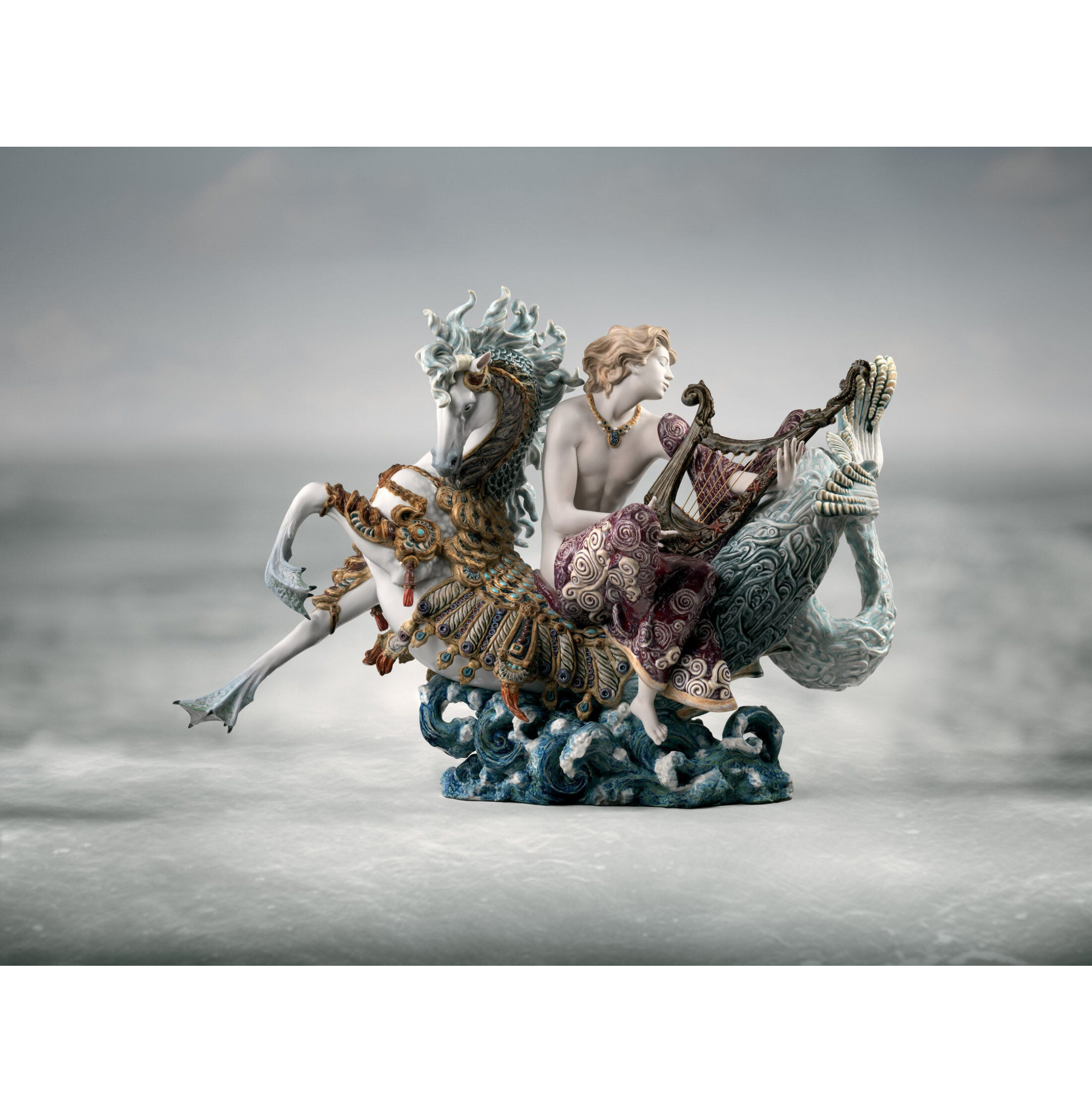 Arion na rzeźbie konika morskiego. Limitowana Arion na rzeźbie konika morskiego. Limitowana