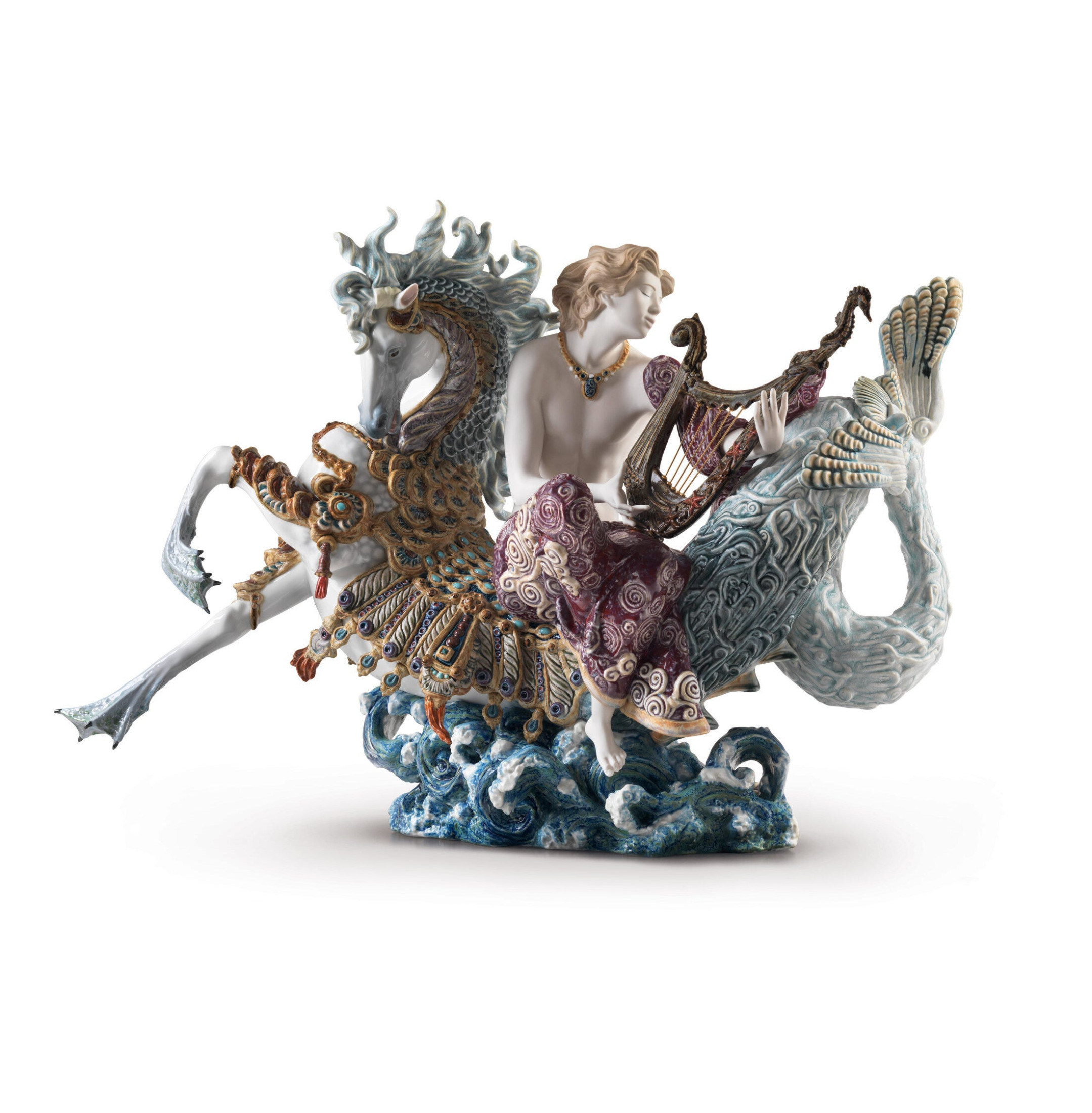 Arion na rzeźbie konika morskiego. Limitowana Arion na rzeźbie konika morskiego. Limitowana