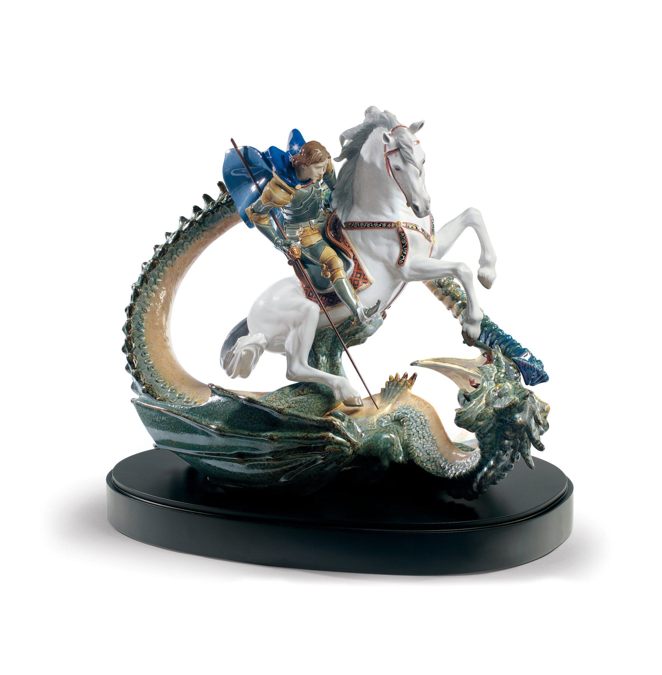 Rzeźba Świętego Jerzego i Smoka. Limitowana Rzeźba Świętego Jerzego i Smoka. Limitowana