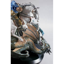 Rzeźba Świętego Jerzego i Smoka. Limitowana Rzeźba Świętego Jerzego i Smoka. Limitowana