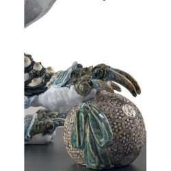 Rzeźba Strażnika Lwa. Niebieski. Limitowana Rzeźba Strażnika Lwa. Niebieski. Limitowana