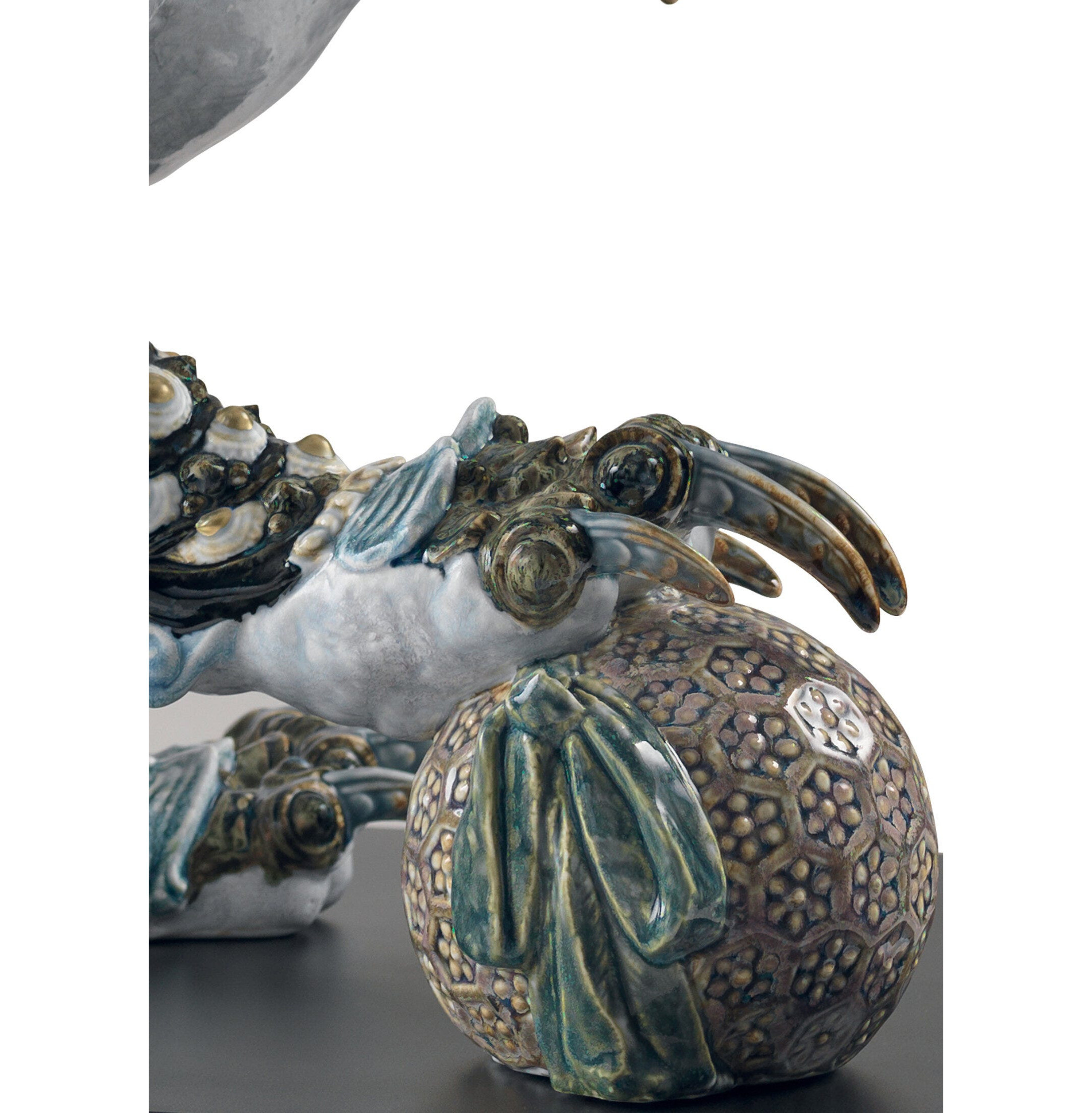 Rzeźba Strażnika Lwa. Niebieski. Limitowana Rzeźba Strażnika Lwa. Niebieski. Limitowana