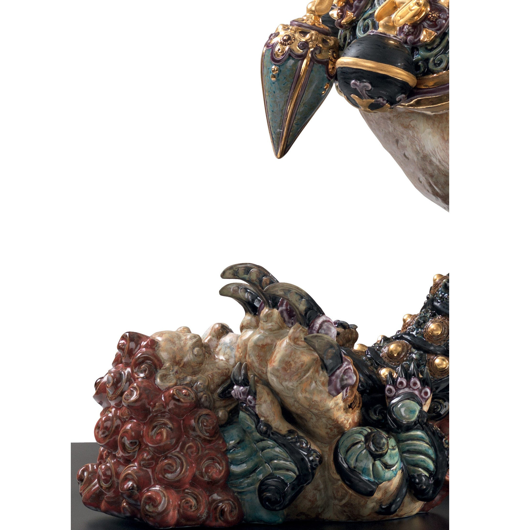 Rzeźba Strażniczki Lwicy. Czerwony. Limitowana Rzeźba Strażniczki Lwicy. Czerwony. Limitowana