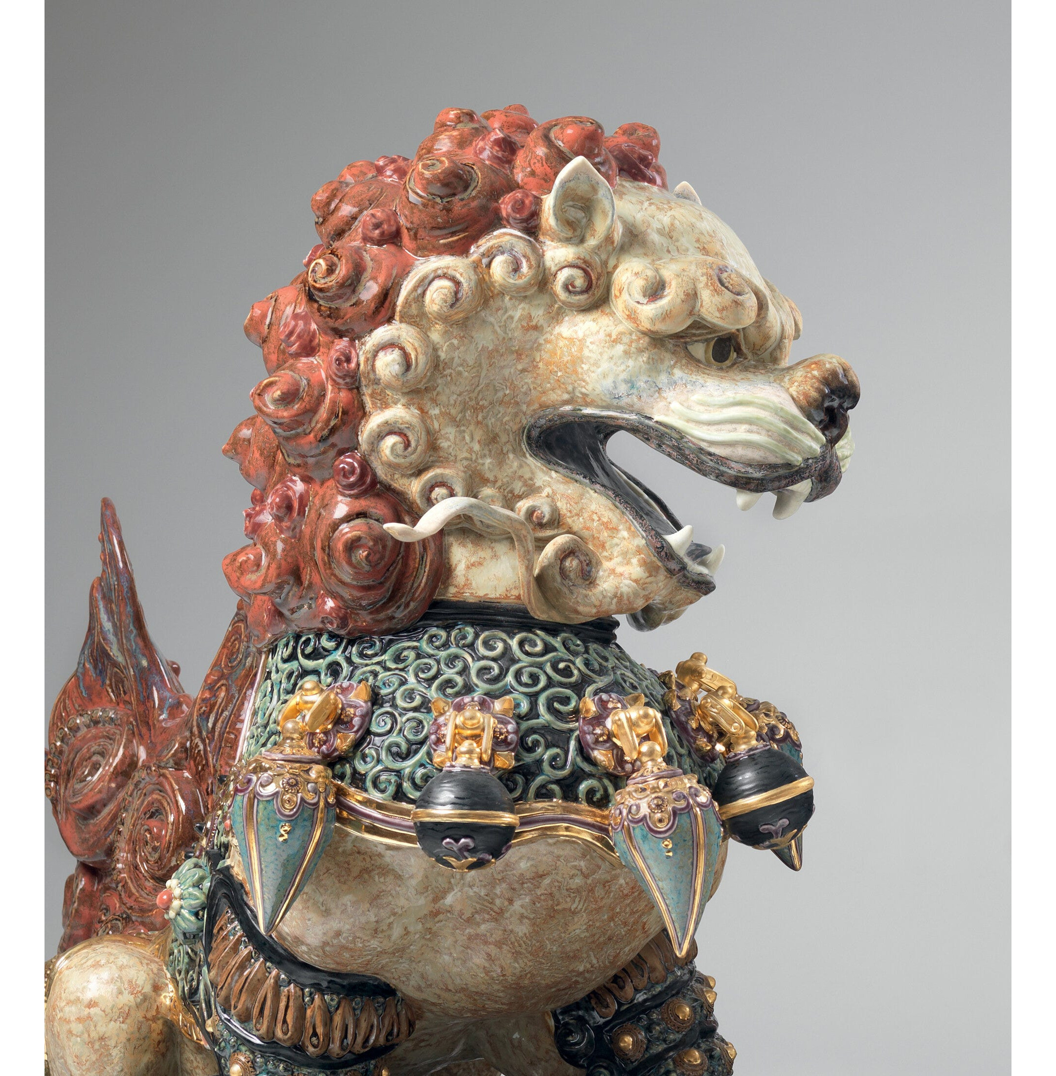 Rzeźba Strażniczki Lwicy. Czerwony. Limitowana Rzeźba Strażniczki Lwicy. Czerwony. Limitowana