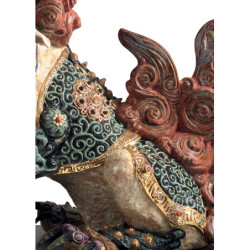 Rzeźba Strażniczki Lwicy. Czerwony. Limitowana Rzeźba Strażniczki Lwicy. Czerwony. Limitowana