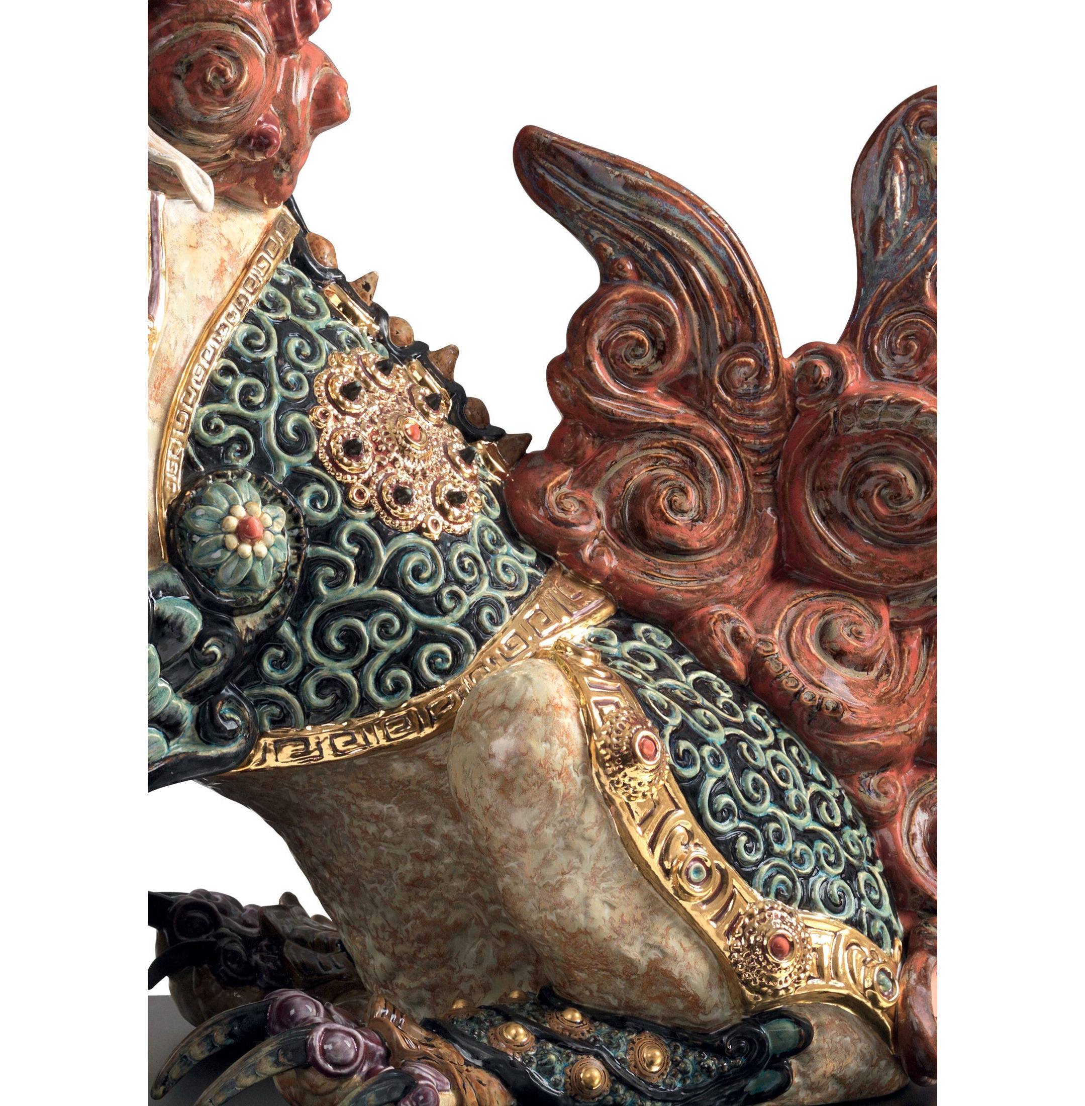 Rzeźba Strażniczki Lwicy. Czerwony. Limitowana Rzeźba Strażniczki Lwicy. Czerwony. Limitowana