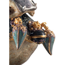 Rzeźba Strażnika Lwa. Czerwony. Limitowana Rzeźba Strażnika Lwa. Czerwony. Limitowana