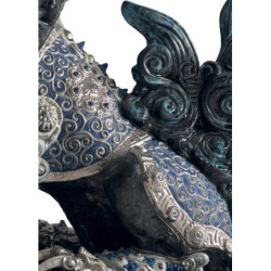 Rzeźba Strażniczki Lwicy. Czarny. Limitowana Rzeźba Strażniczki Lwicy. Czarny. Limitowana