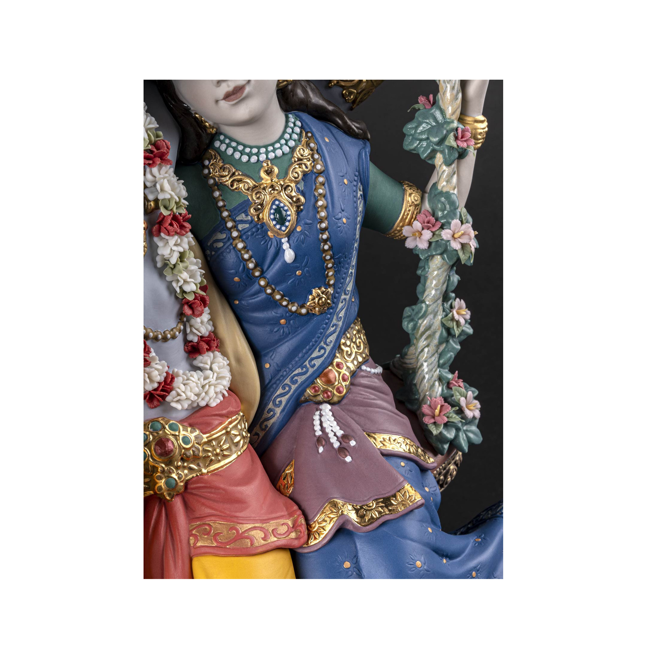 Radha Krishna na rzeźbie na huśtawce. Limitowana Radha Krishna na rzeźbie na huśtawce. Limitowana