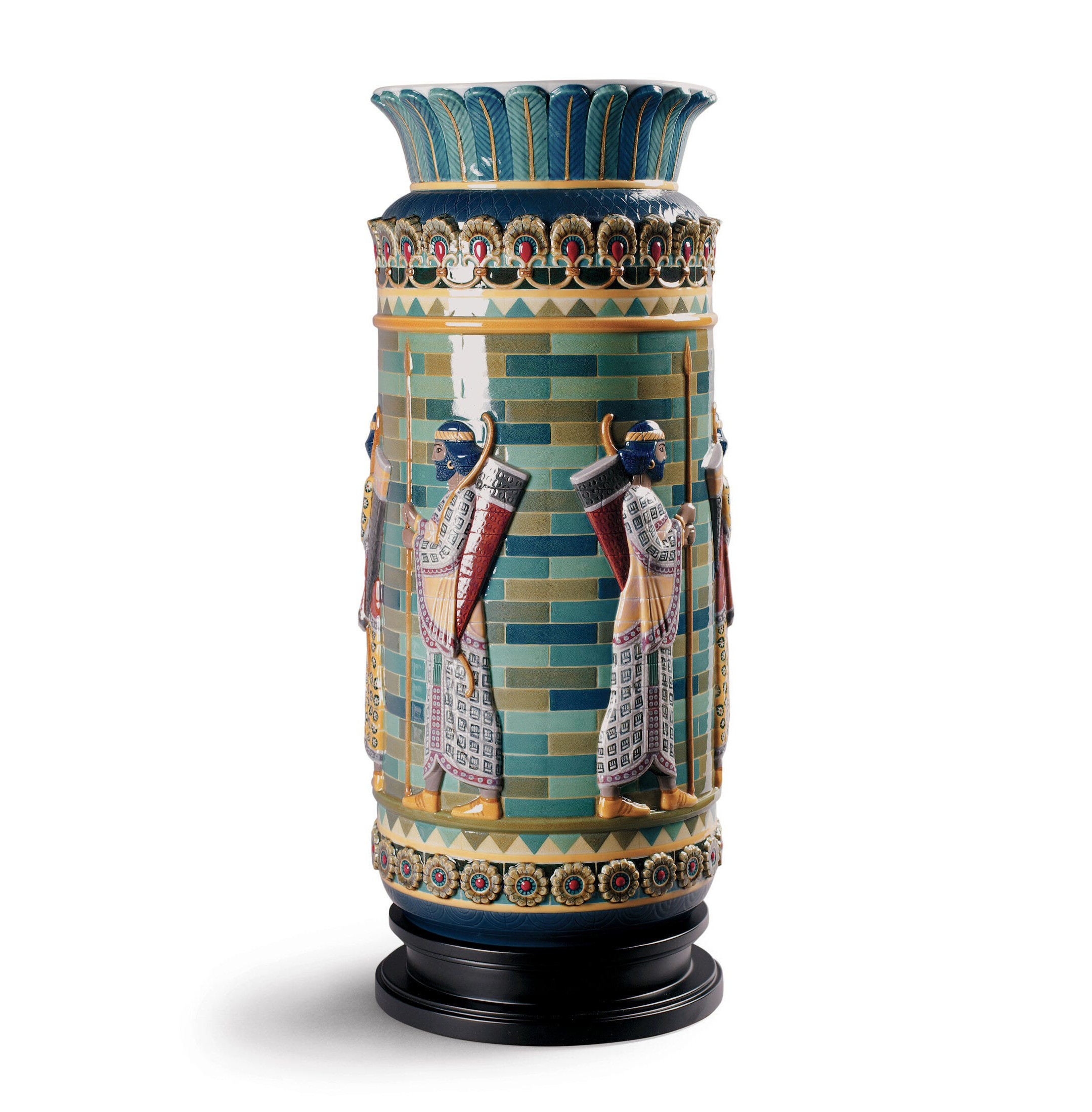 Łucznicy Fryz Rzeźba Wazonu. Limitowana Łucznicy Fryz Rzeźba Wazonu. Limitowana