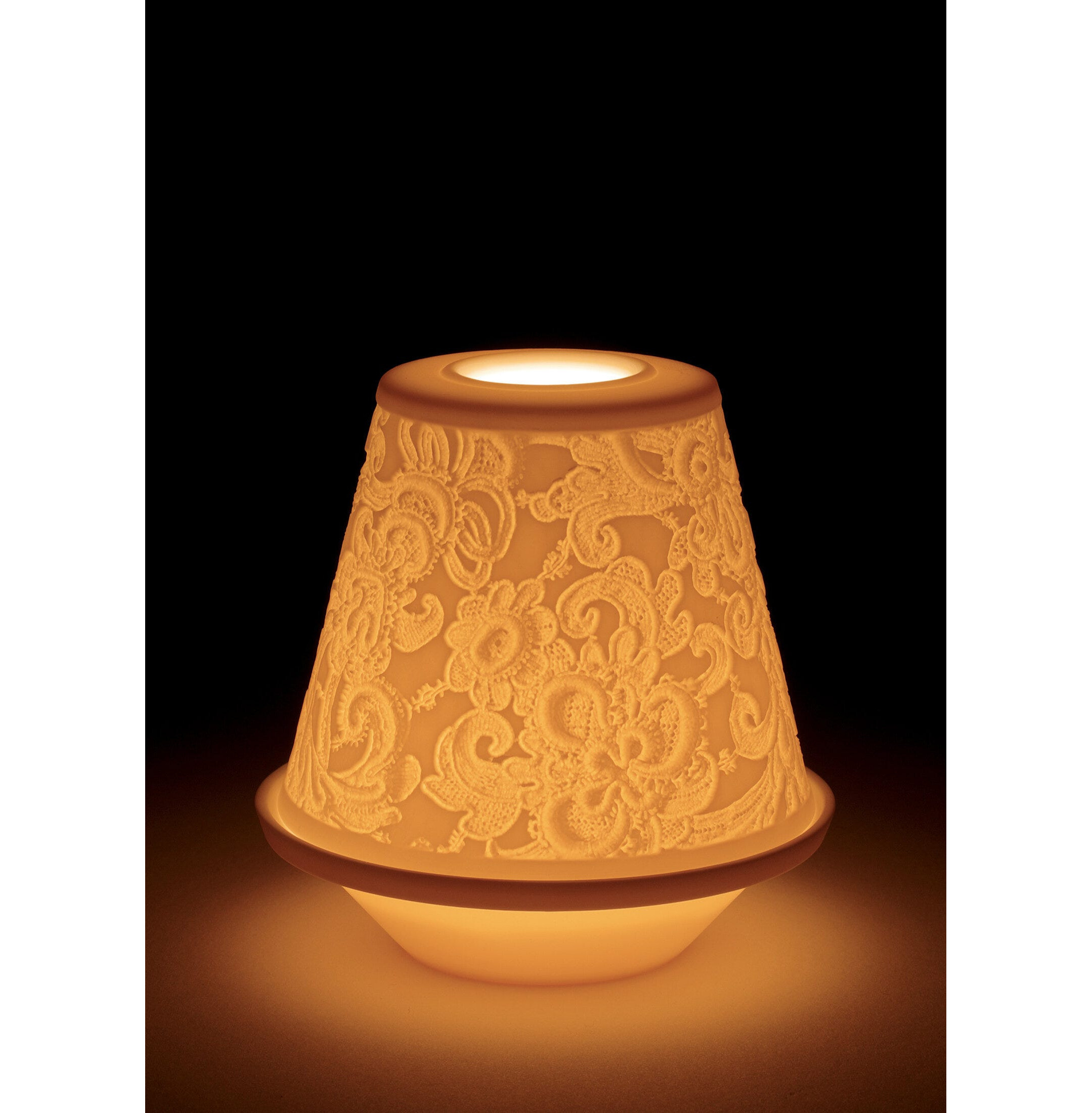 Koronkowy litofan z blaszką Koronkowy litofan z blaszką