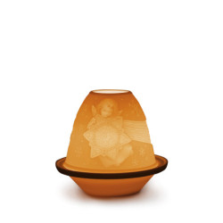 Anioł z gwiazdą Litofan z talerzem Anioł z gwiazdą Litofan z talerzem