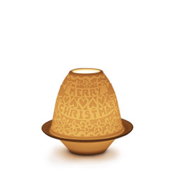 Granice Bożonarodzeniowy litofan z talerzem Granice Bożonarodzeniowy litofan z talerzem